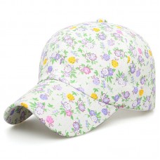 Mujer Cotton Floral Printed Baseball Caps Snapback Sun Hat Sunbonnet Trendy  eb-77921653